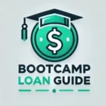 This is the logo of Bootcamploanguide.com. This website helps in empowering people to make better decisions while going for a bootcamp loan.